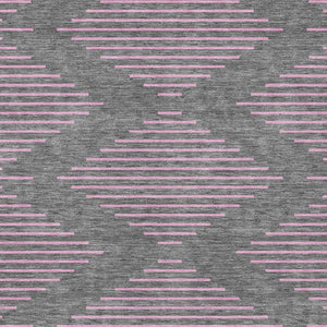 Homeroots 3' Aqua And Green Geometric Washable Area Rug For Indoor And Outdoor Spaces – Durable And Stylish Decor 9' X 12' Polyester 598750