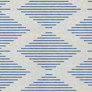 Homeroots 3' Aqua And Green Geometric Washable Area Rug For Indoor And Outdoor Spaces – Durable And Stylish Decor 5' X 8' Polyester 598753