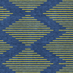 Homeroots 3' Aqua And Green Geometric Washable Area Rug For Indoor And Outdoor Spaces – Durable And Stylish Decor 10' X 14' Polyester 598763