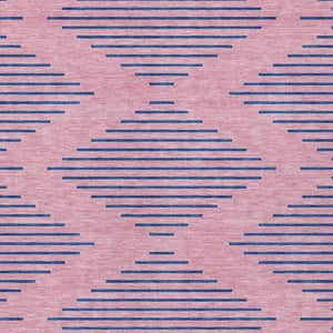 Homeroots 3' Aqua And Green Geometric Washable Area Rug For Indoor And Outdoor Spaces – Durable And Stylish Decor 3' X 5' Polyester 598770