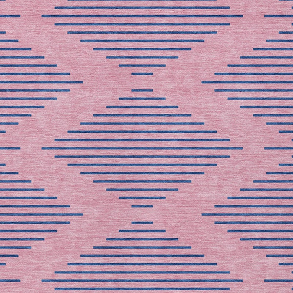 Homeroots 3' Aqua And Green Geometric Washable Area Rug For Indoor And Outdoor Spaces – Durable And Stylish Decor 3' X 5' Polyester 598770