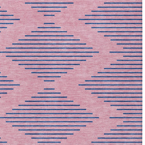 Homeroots 3' Aqua And Green Geometric Washable Area Rug For Indoor And Outdoor Spaces – Durable And Stylish Decor 8' X 10' Polyester 598773