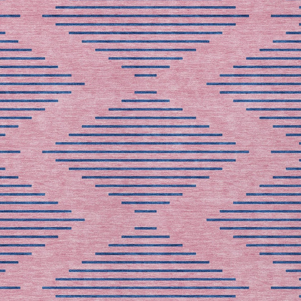 Homeroots 3' Aqua And Green Geometric Washable Area Rug For Indoor And Outdoor Spaces – Durable And Stylish Decor 9' X 12' Polyester 598774