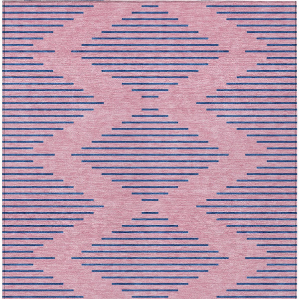 Homeroots 3' Aqua And Green Geometric Washable Area Rug For Indoor And Outdoor Spaces – Durable And Stylish Decor 10' X 14' Polyester 598775