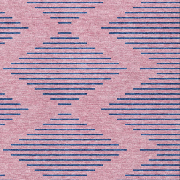 Homeroots 3' Aqua And Green Geometric Washable Area Rug For Indoor And Outdoor Spaces – Durable And Stylish Decor 10' X 14' Polyester 598775