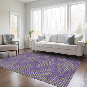 Homeroots 3' Aqua And Green Geometric Washable Area Rug For Indoor And Outdoor Spaces – Durable And Stylish Decor 3' X 5' Polyester 598776