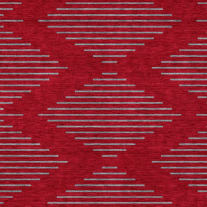 Homeroots 3' Aqua And Green Geometric Washable Area Rug For Indoor And Outdoor Spaces – Durable And Stylish Decor 5' X 8' Polyester 598783