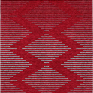 Homeroots 3' Aqua And Green Geometric Washable Area Rug For Indoor And Outdoor Spaces – Durable And Stylish Decor 10' X 14' Polyester 598787