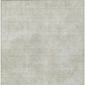Homeroots 3' Beige Washable Indoor Outdoor Area Rug - Durable, Stain Resistant, Perfect For High Traffic Spaces 3' X 5' Polyester 598794