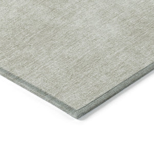 Homeroots 3' Beige Washable Indoor Outdoor Area Rug - Durable, Stain Resistant, Perfect For High Traffic Spaces 5' X 8' Polyester 598795