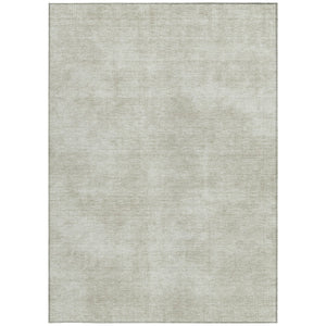 Homeroots 3' Beige Washable Indoor Outdoor Area Rug - Durable, Stain Resistant, Perfect For High Traffic Spaces 8' X 10' Polyester 598797
