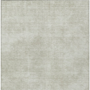 Homeroots 3' Beige Washable Indoor Outdoor Area Rug - Durable, Stain Resistant, Perfect For High Traffic Spaces 8' X 10' Polyester 598797