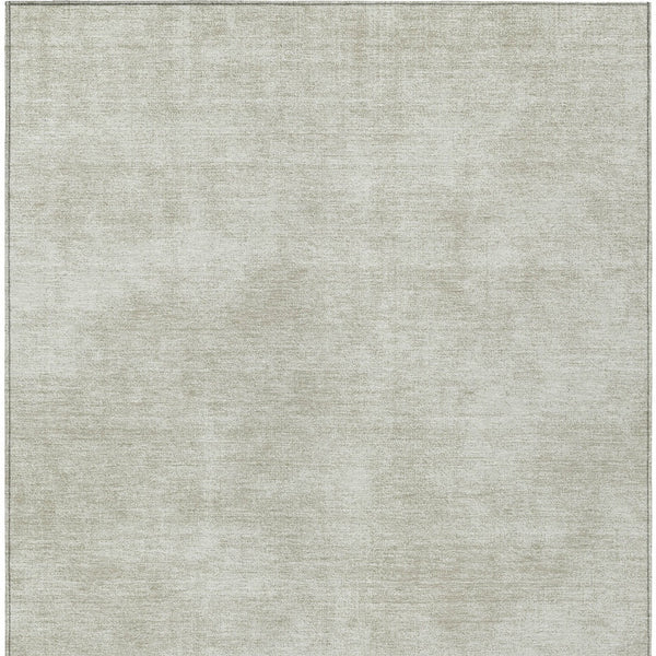 Homeroots 3' Beige Washable Indoor Outdoor Area Rug - Durable, Stain Resistant, Perfect For High Traffic Spaces 8' X 10' Polyester 598797
