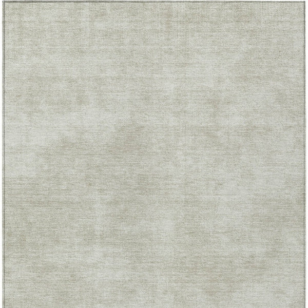 Homeroots 3' Beige Washable Indoor Outdoor Area Rug - Durable, Stain Resistant, Perfect For High Traffic Spaces 10' X 14' Polyester 598799