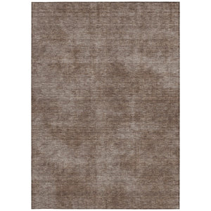 Homeroots 3' Beige Washable Indoor Outdoor Area Rug - Durable, Stain Resistant, Perfect For High Traffic Spaces 9' X 12' Polyester 598804