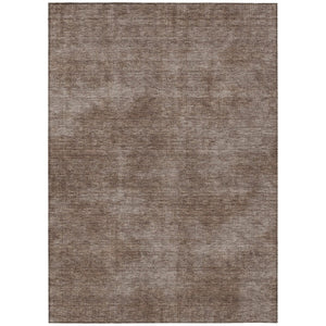 HomeRoots 9' X 12' Brown Washable Area Rug - Durable, Stain-Resistant Design for Indoor & Outdoor Spaces 598804