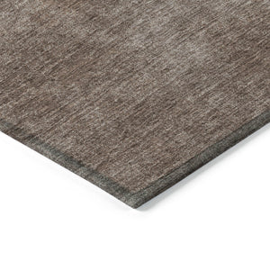 Homeroots 3' Beige Washable Indoor Outdoor Area Rug - Durable, Stain Resistant, Perfect For High Traffic Spaces 9' X 12' Polyester 598804