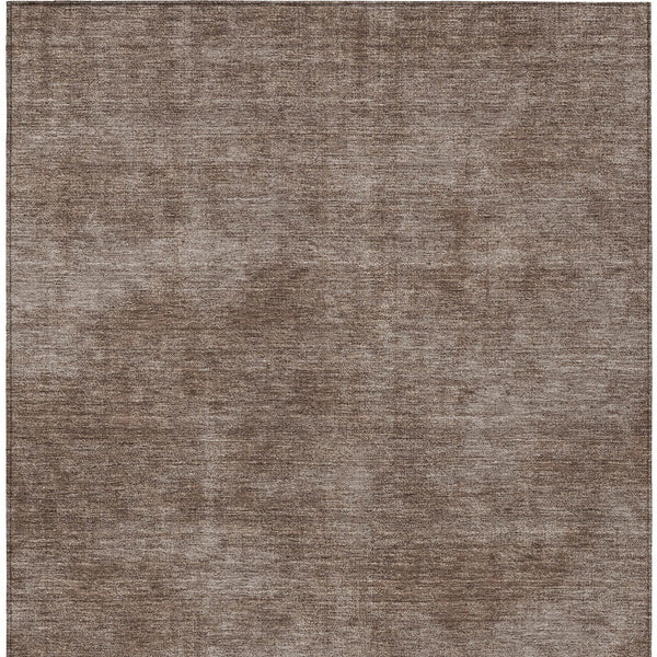 Homeroots 3' Beige Washable Indoor Outdoor Area Rug - Durable, Stain Resistant, Perfect For High Traffic Spaces 9' X 12' Polyester 598804
