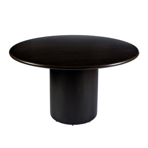 Butler Specialty Butler Kersten Oval Double Pedestal Dining Table in Coffee Brown — Seats 8, Durable Scratch-Resistant Finish 54"W x 54"D x 30.5"H 5988059