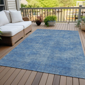 Homeroots 3' Beige Washable Indoor Outdoor Area Rug - Durable, Stain Resistant, Perfect For High Traffic Spaces 5' X 8' Polyester 598807