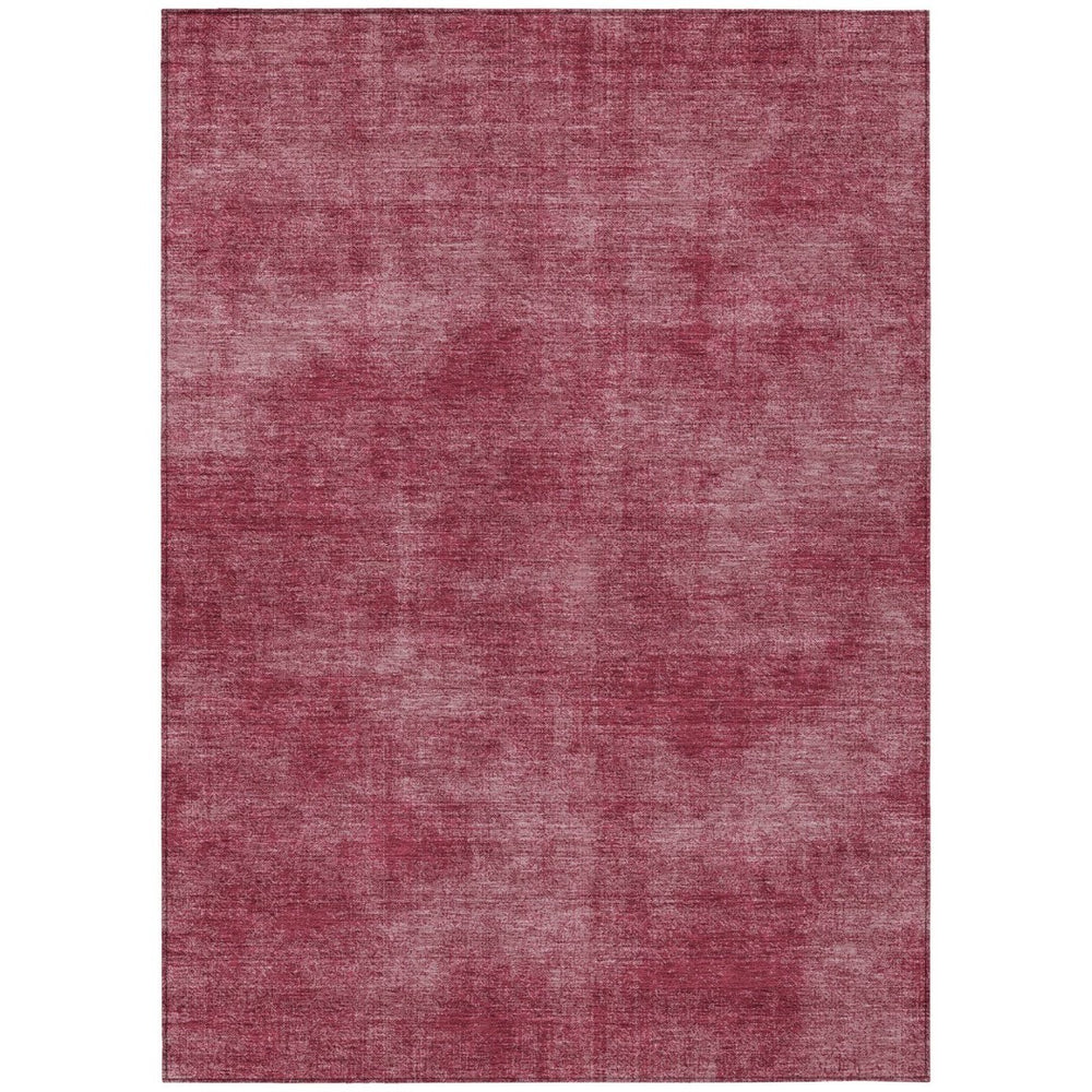 HomeRoots 5' Vibrant Red Washable Area Rug for Indoor and Outdoor Spaces - Durable, Stylish, and Easy Care 5' X 8' 598813