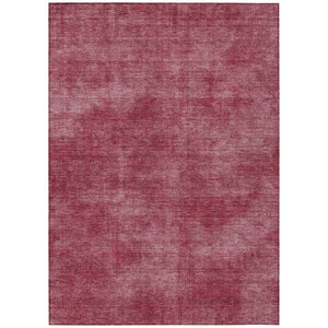 HomeRoots 5' Vibrant Red Washable Area Rug for Indoor and Outdoor Spaces - Durable, Stylish, and Easy Care 5' X 8' 598813