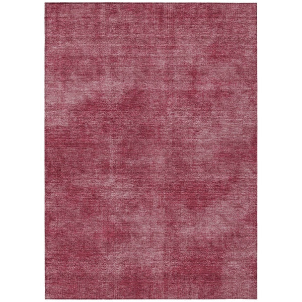 HomeRoots 5' Vibrant Red Washable Area Rug for Indoor and Outdoor Spaces - Durable, Stylish, and Easy Care 5' X 8' 598813