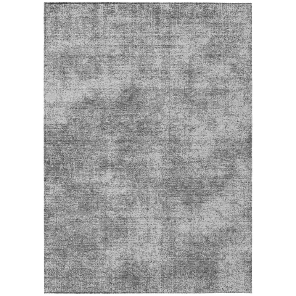 HomeRoots 9' X 12' Gray Area Rug – Stylish, Washable, Stain-Resistant Design for Indoor & Outdoor Spaces! 598828