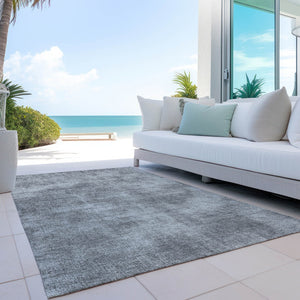 Homeroots 3' Beige Washable Indoor Outdoor Area Rug - Durable, Stain Resistant, Perfect For High Traffic Spaces 9' X 12' Polyester 598828