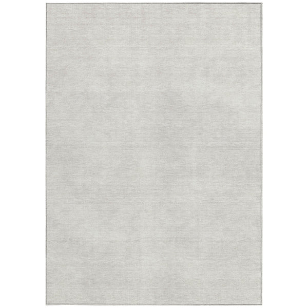 Homeroots 3' Beige Washable Indoor Outdoor Area Rug - Durable, Stain Resistant, Perfect For High Traffic Spaces 3' X 5' Polyester 598830