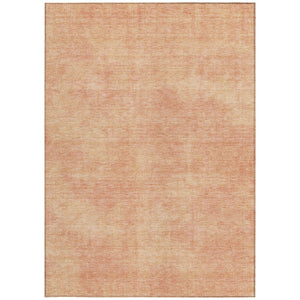 HomeRoots 5' Versatile Peach Washable Area Rug for Indoor & Outdoor Use - Durable, Stylish, Easy Care Solution 10' X 14' 598841