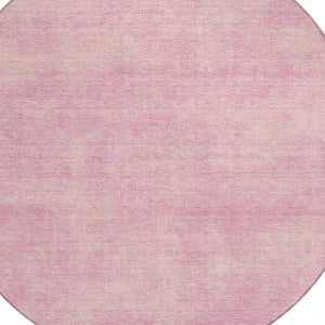 Homeroots 3' Beige Washable Indoor Outdoor Area Rug - Durable, Stain Resistant, Perfect For High Traffic Spaces 8' Round Polyester 598844