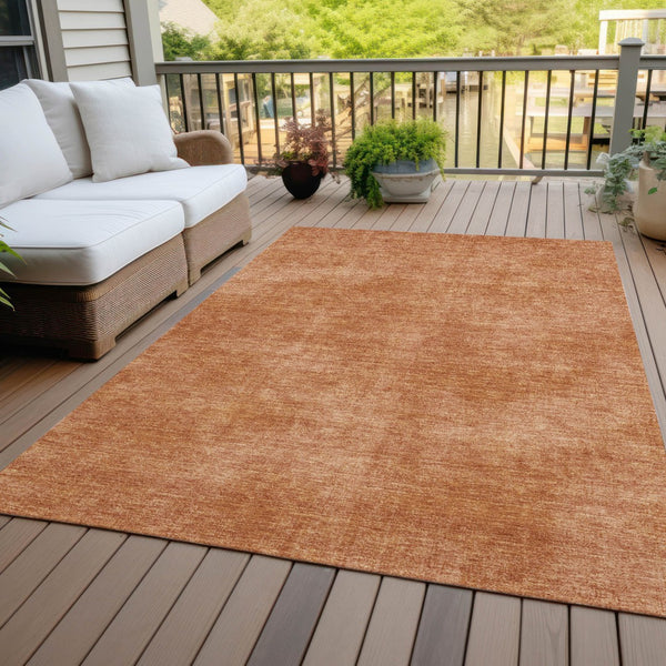 Homeroots 3' Beige Washable Indoor Outdoor Area Rug - Durable, Stain Resistant, Perfect For High Traffic Spaces 8' X 10' Polyester 598851