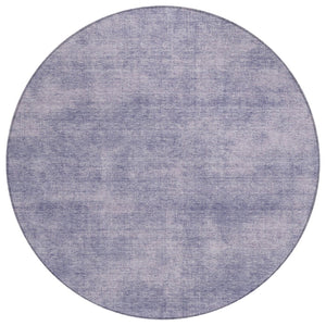 HomeRoots 5' Vibrant Purple Washable Area Rug for Indoor and Outdoor Spaces - Durable, Stylish, and Easy Care 8' Round 598856