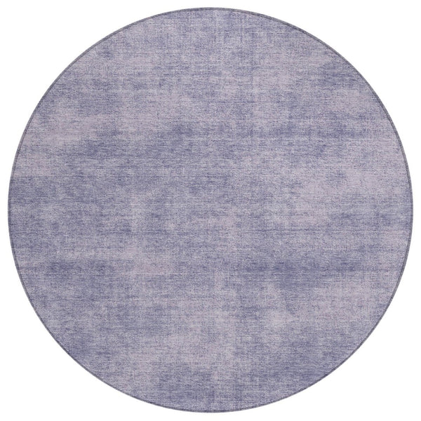 HomeRoots 5' Vibrant Purple Washable Area Rug for Indoor and Outdoor Spaces - Durable, Stylish, and Easy Care 8' Round 598856