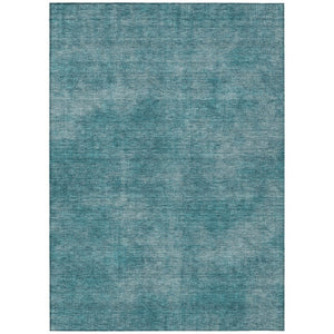 HomeRoots 5' Durable Teal Blue Washable Area Rug for Indoor and Outdoor Spaces - Easy-Care Comfort & Style 5' X 8' 598861