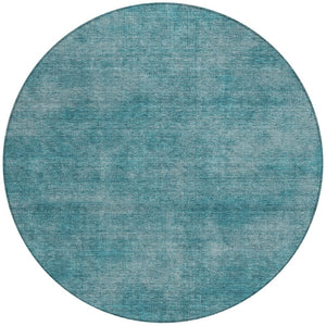 Homeroots 3' Beige Washable Indoor Outdoor Area Rug - Durable, Stain Resistant, Perfect For High Traffic Spaces 8' Round Polyester 598862
