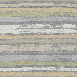 Homeroots 3' Stylish Washable Indoor Outdoor Area Rug In Beige, Brown, And Gray For Versatile Home Use 8' X 10' Polyester 598899