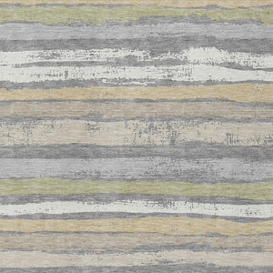 Homeroots 3' Stylish Washable Indoor Outdoor Area Rug In Beige, Brown, And Gray For Versatile Home Use 10' X 14' Polyester 598901