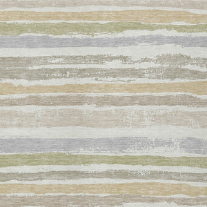 Homeroots 3' Stylish Washable Indoor Outdoor Area Rug In Beige, Brown, And Gray For Versatile Home Use 9' X 12' Polyester 598906