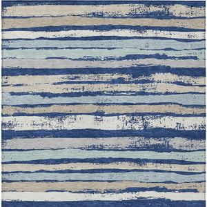 Homeroots 3' Stylish Washable Indoor Outdoor Area Rug In Beige, Brown, And Gray For Versatile Home Use 10' X 14' Polyester 598913