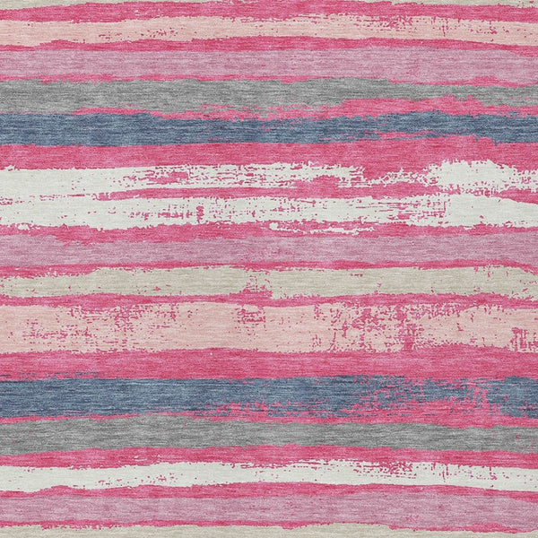 Homeroots 3' Stylish Washable Indoor Outdoor Area Rug In Beige, Brown, And Gray For Versatile Home Use 8' X 10' Polyester 598917