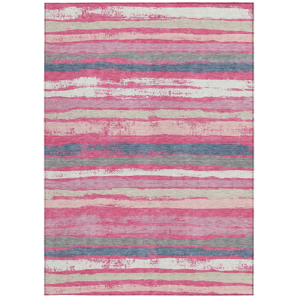 Homeroots 3' Stylish Washable Indoor Outdoor Area Rug In Beige, Brown, And Gray For Versatile Home Use 10' X 14' Polyester 598919