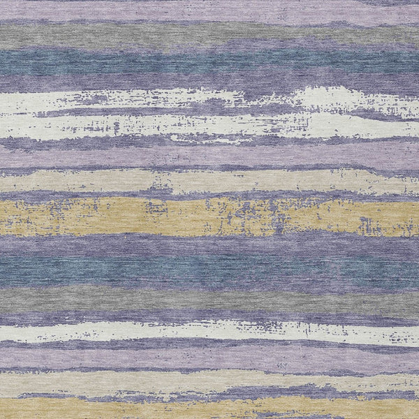 Homeroots 3' Stylish Washable Indoor Outdoor Area Rug In Beige, Brown, And Gray For Versatile Home Use 10' X 14' Polyester 598925