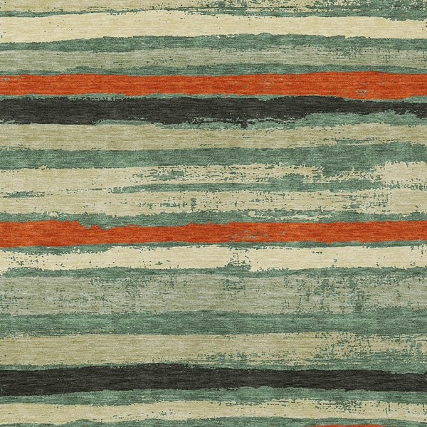 Homeroots 3' Stylish Washable Indoor Outdoor Area Rug In Beige, Brown, And Gray For Versatile Home Use 9' X 12' Polyester 598930