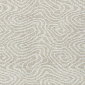 Homeroots 3' Artichoke Green Abstract Washable Area Rug For Indoor And Outdoor Spaces - Durable And Stylish 5' X 8' Polyester 598945