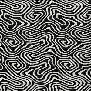 Homeroots 3' Artichoke Green Abstract Washable Area Rug For Indoor And Outdoor Spaces - Durable And Stylish 10' X 14' Polyester 598955