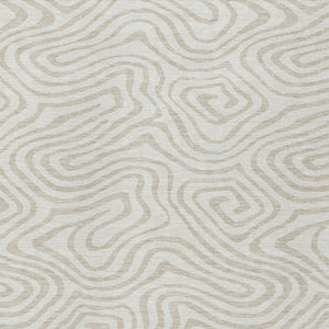 Homeroots 3' Artichoke Green Abstract Washable Area Rug For Indoor And Outdoor Spaces - Durable And Stylish 5' X 8' Polyester 598975