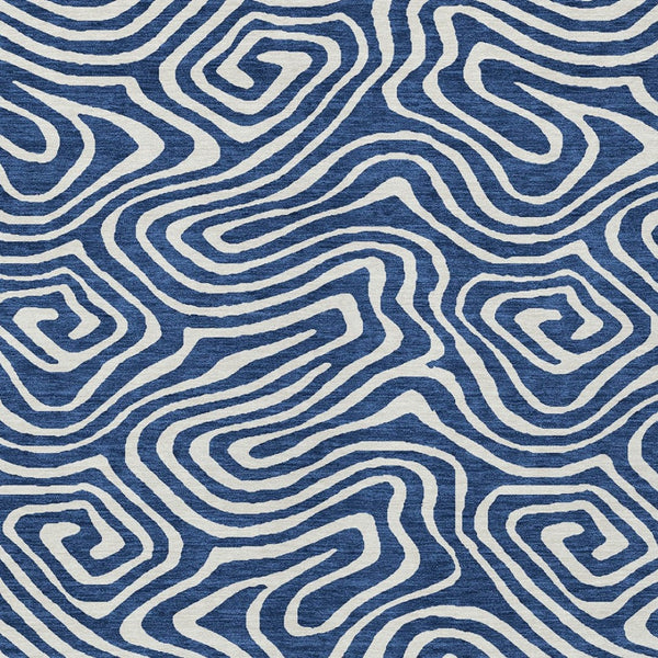 Homeroots 3' Artichoke Green Abstract Washable Area Rug For Indoor And Outdoor Spaces - Durable And Stylish 3' X 5' Polyester 598980