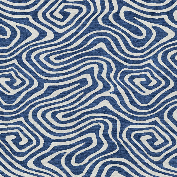 Homeroots 3' Artichoke Green Abstract Washable Area Rug For Indoor And Outdoor Spaces - Durable And Stylish 9' X 12' Polyester 598984